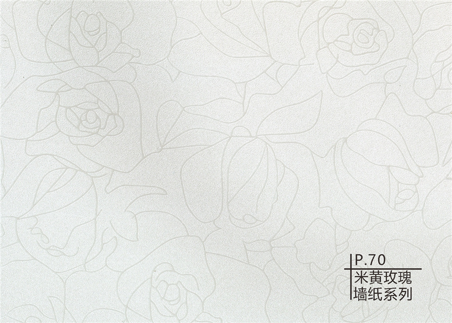 70米黃玫瑰墻紙系列